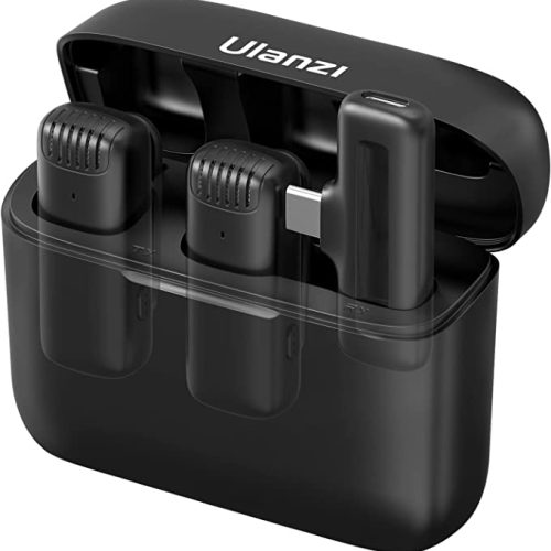 Ulanzi J12 Dual Wireless Microphone with Charging Case For Type-C